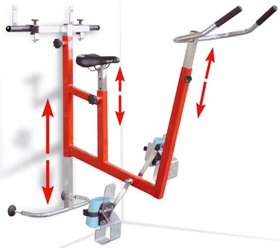 Description du v�lo d aquagym CLEM