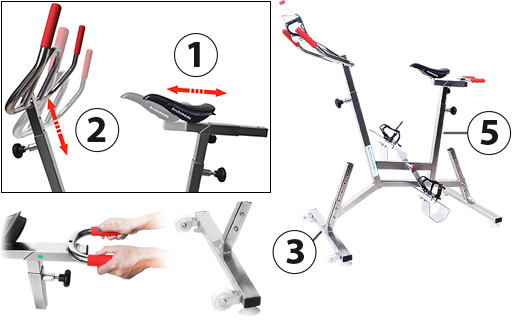 Descriptif du v�lo d aquagym PRIMA