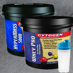 Pack 2 CYTOGEN Whey Pro + Hypermass 5000