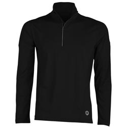 T-Shirt manches longues Noir zippé Performance PRO FORM