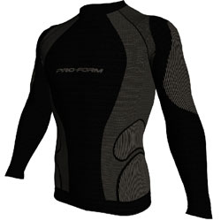 T-Shirt manches longues Noir PRO FORM
