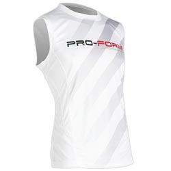 T-Shirt sans manches Blanc Performance PRO FORM