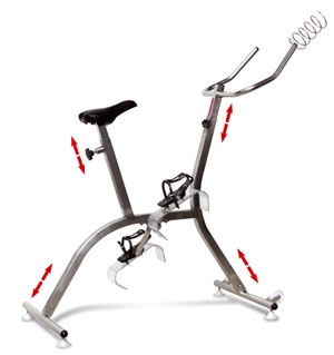 Aquabike vélo piscine Springy eau