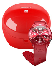 Wellbox cadeau montre Thirsty blooming red Wellbox cadeau montre Thirsty blooming red