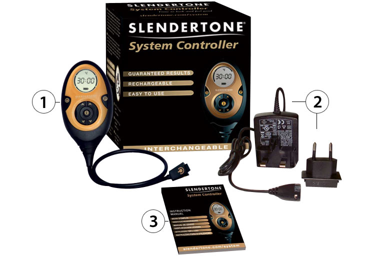 Descriptif des composants de l unité de contrôle Slendertone Descriptif des composants de l unité de contrôle Slendertone