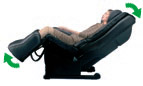 Position du fauteuil massant DR 7700