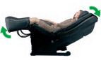 Position du fauteuil de massage DR 7700