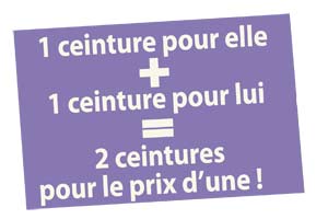 Offre spéciale St Valentin Ceinture Slimform Offre spéciale St Valentin Ceinture Slimform