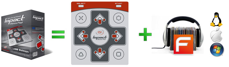 Contenu de package du tapis de danse YASD