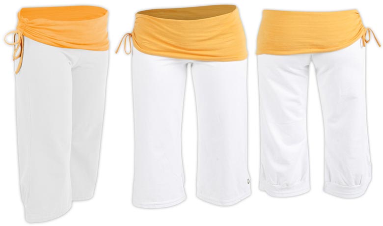 Pantacourt de Yoga Blanc PRO FORM