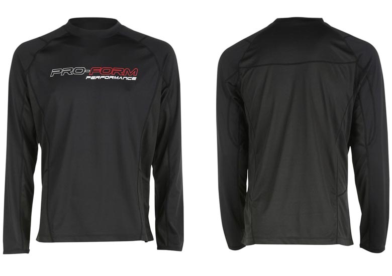 T Shirt manches longues Noir Performance PRO FORM