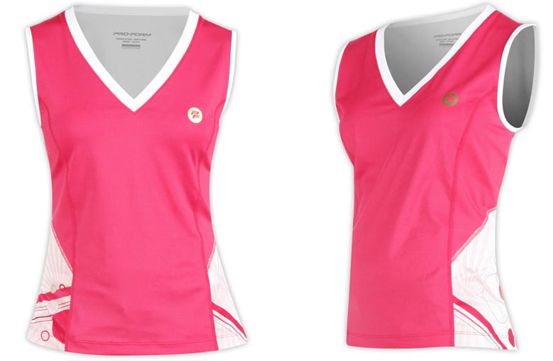 Tee Shirt sans manches Performance PRO FORM Hibiscus