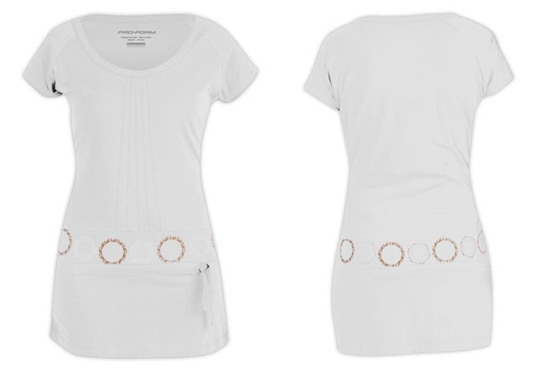 Tunique blanche de Yoga PRO FORM