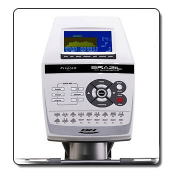 Velo elliptique BH Fitness Brazil GSG Moniteur LCD