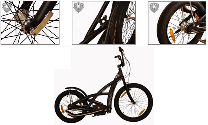 Détails du vélo stepper fitness Hammer pour homme
