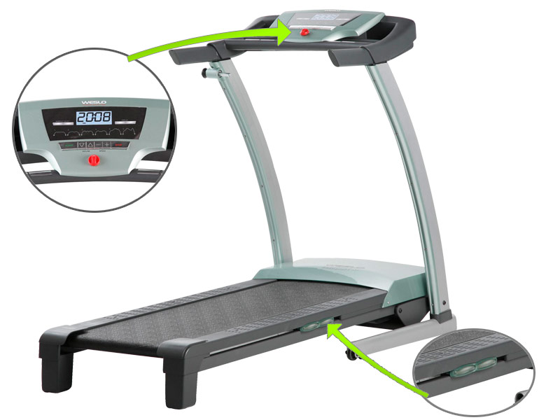 Descriptif du tapis de course WESLO Compact XL