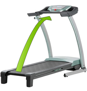 Système de rangement du tapis de course WESLO Compact XL