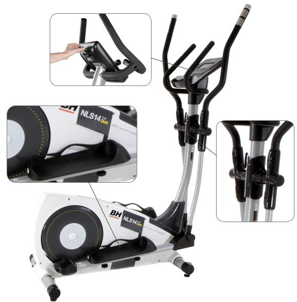Zoom vélo elliptique bh fitness i.nls 14 dual Zoom vélo elliptique bh fitness i.nls 14 dual
