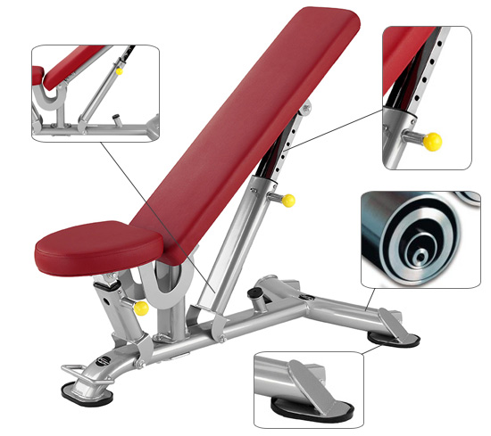 Banc abdominaux BH Hipower TR Series Multi position bench L825