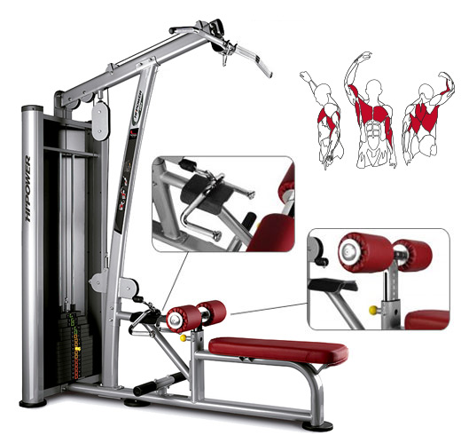 Banc de musculation BH Hipower LK Line Lat Pull Banc de musculation BH Hipower LK Line Lat Pull