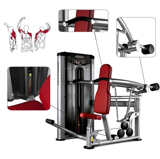 Banc de musculation BH Hipower LK Line Shoulder Press