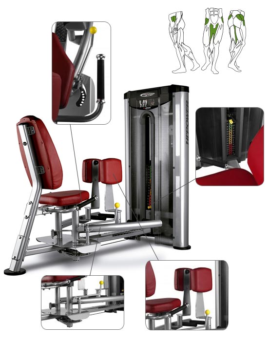 Banc de musculation BH Hipower LK Line Abduction and Adduction : Fitness OnLine