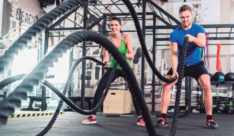 Battle rope image Battle rope image