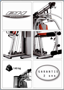 Fonctions du banc de musculation BH Fitness Nevada plus