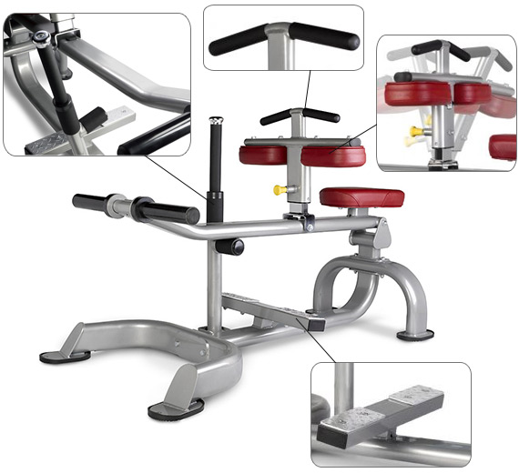 Appareil musculation BH Hipower Seated Cald LD215