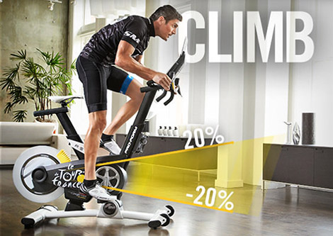 Inclinaison +   20% vélo biking proform tour de france