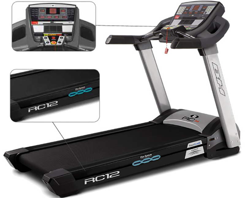 Vue sur le tapis BH Fitness G6182I